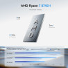 Minis forum um870 slim mini pc, amd ryzen 7 8745h (8 cœurs / 16 threads, jusqu’à 4,9 ghz), 32 go ddr5, ssd pcie 4.0 512 go, usb4