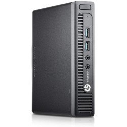 Hp elitedesk 705 g3 mini ordinateur de bureau pc, amd a12-9800, 8 go de ram, 256 go de ssd, wifi, bleutooth, clavier us qwerty, 