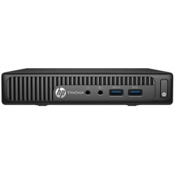 Hp elitedesk 705 g3 mini ordinateur de bureau pc, amd a12-9800, 8 go de ram, 256 go de ssd, wifi, bleutooth, clavier us qwerty, 