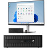 PC Bureautique Complet avec Écran 22", Intel Core i5, 8 Go RAM, SSD 240 Go, Windows 11 Pro, WiFi, Clavier et Souris, recondition
