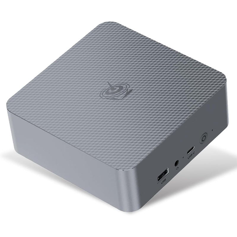 Beelink EQR6 Mini PC, AMD Ryzen 5 6600U(6C/12T jusqu'à 4.5Ghz), 24GB LPDDR5 RAM 500G PCIe4.0 SSD Mini Ordinateur, WiFi6, BT5.2, 