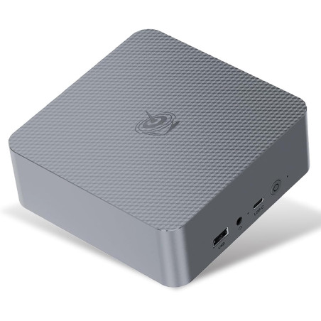 Beelink EQR6 Mini PC, AMD Ryzen 5 6600U(6C/12T jusqu'à 4.5Ghz), 24GB LPDDR5 RAM 500G PCIe4.0 SSD Mini Ordinateur, WiFi6, BT5.2, 