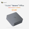 Beelink EQR6 Mini PC, AMD Ryzen 5 6600U(6C/12T jusqu'à 4.5Ghz), 24GB LPDDR5 RAM 500G PCIe4.0 SSD Mini Ordinateur, WiFi6, BT5.2, 
