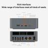 Beelink EQR6 Mini PC, AMD Ryzen 5 6600U(6C/12T jusqu'à 4.5Ghz), 24GB LPDDR5 RAM 500G PCIe4.0 SSD Mini Ordinateur, WiFi6, BT5.2, 