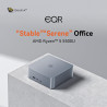Beelink EQR5 Mini PC AMD Ryzen 5 5500U (6C/12T, jusqu'à 4,0 GHz), 16Go DDR4/500Go SSD, WiFi 6/BT 5.2, Double LAN Gigabit, 4K Dua