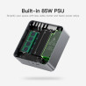 Beelink EQR5 Mini PC AMD Ryzen 5 5500U (6C/12T, jusqu'à 4,0 GHz), 16Go DDR4/500Go SSD, WiFi 6/BT 5.2, Double LAN Gigabit, 4K Dua