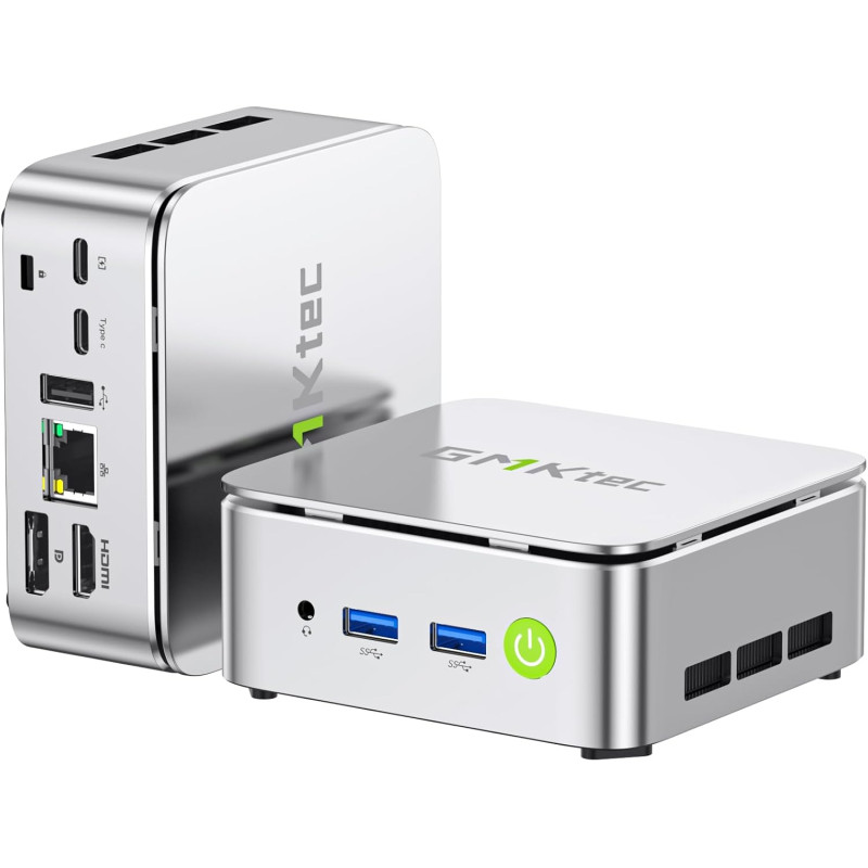 GMKtec G10 Mini PC 3 ans d'assistance AMD Ryzen 5 3500U 3,7 GHz Beats 4300U 16Go DDR4 RAM 512Go PCIe3.0x4 SSD, Mini Ordinateur d