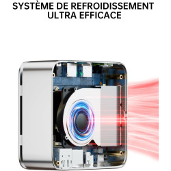 GMKtec G10 Mini PC 3 ans d'assistance AMD Ryzen 5 3500U 3,7 GHz Beats 4300U 16Go DDR4 RAM 512Go PCIe3.0x4 SSD, Mini Ordinateur d