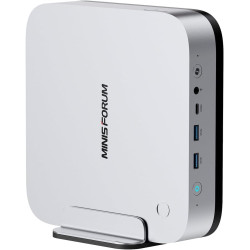 MINIS FORUM AI Mini PC X1 Pro, AMD Ryzen AI 9 HX370 (12 cœurs / 24 Threads, jusqu'à 5,1 GHz) / AMD Radeon 890M, 32 GB DDR5 / 512
