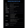 MINIS FORUM BD775i SE Motherboard, AMD Ryzen 7 7745HX CPU 8C/16T jusqu'à 5,1 GHz, AMD Radeon 610M, Barebone sans 2×DDR5, 2×M.2 2