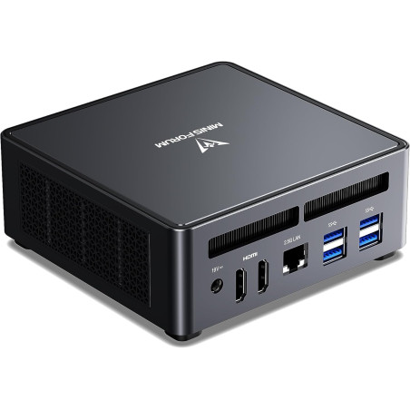 MINIS FORUM UM790 Pro Mini PC, Processeur AMD Ryzen 9 7940HS (8C/16T, jusqu'à 5,2 GHz), AMD Radeon 780M, 32 Go DDR5 (jusqu'à 560