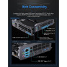 MINIS FORUM BD895i SE Motherboard, AMD Ryzen 9 8945HX 16C/32T jusqu'à 5,4 GHz et AMD Radeon 610M, Barebone sans 2×DDR5(jusqu'à 9