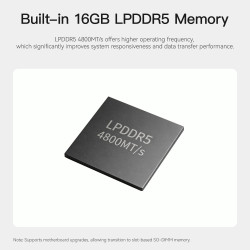 Beelink ME Pro Mini PC NAS, Intel N150, 16G LPDDR5, 1T SSD, 3 emplacements SSD M.2 + 2 Baies pour disques durs, Max 72TB, Double
