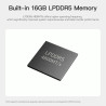 Beelink ME Pro Mini PC NAS, Intel N150, 16G LPDDR5, 1T SSD, 3 emplacements SSD M.2 + 2 Baies pour disques durs, Max 72TB, Double