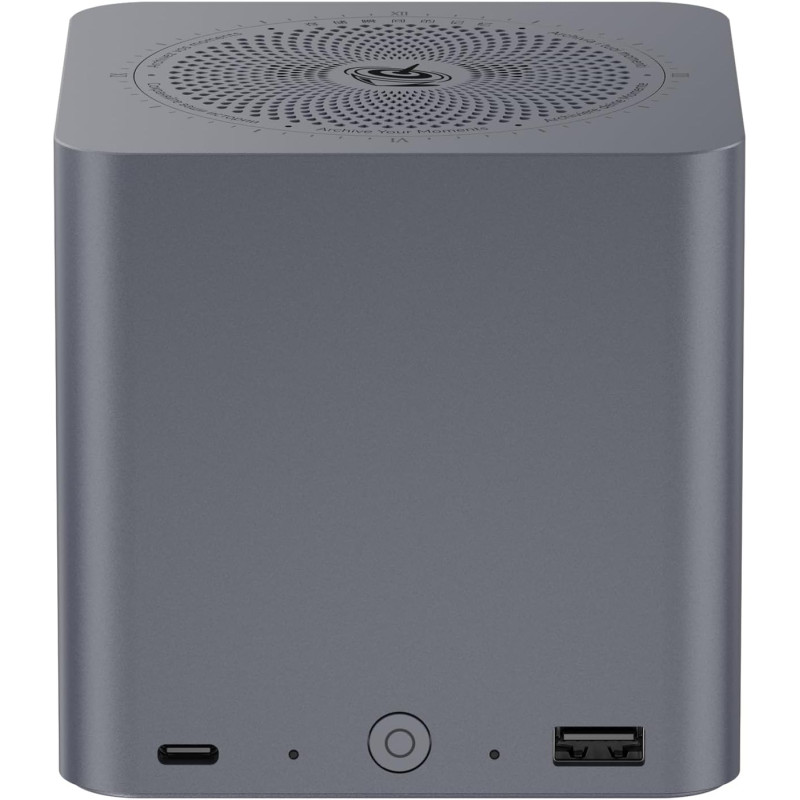 Beelink me mini pc, nas de bureau, intel alder lake n95 (4c/4t, jusqu'à 3,4 ghz), 12 go lpddr5, ssd m.2 64 go, mini-ordinateur, 