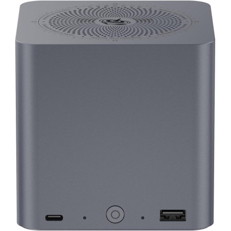 Beelink me mini pc, nas de bureau, intel alder lake n95 (4c/4t, jusqu'à 3,4 ghz), 12 go lpddr5, ssd m.2 64 go, mini-ordinateur, 
