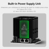 Beelink me mini pc, nas de bureau, intel twin lake-n150 (4c/4t, jusqu'à 3,6 ghz), 16 go lpddr5, ssd m.2 1 to, mini-ordinateur, 6