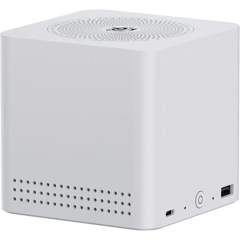 Beelink me mini pc, nas de bureau, intel alder lake n95 (4c/4t, jusqu'à 3,4 ghz), 12 go lpddr5, ssd m.2 1 to, mini-ordinateur, 6
