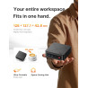 BOSGAME E4 Home-Office-Mini PC, Ryzen 5 3550H (jusqu'à 3,7 GHz, meilleur que le N150), 16 Go RAM DDR4, SSD NVMe 512 Go, Mini Ord