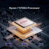 BOSGAME P1 Windows 11 Pro Light Gaming PC, AMD Ryzen 7 5700U, 8C/16T jusqu'à 4,3 GHz, 32 Go RAM DDR4, SSD PCIe 3.0 de 1 to, Trip