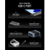 BOSGAME P4 Windows 11 Pro Dual 2.5G LAN Gaming PC AMD Ryzen 7 5700U, 8C/16T jusqu'à 4,3 GHz, 32 Go de RAM DDR4, SSD PCIe 3.0 1 t