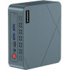 BOSGAME P4 Plus Windows 11 Pro Dual 2.5G LAN Gaming PC, AMD Ryzen 7 5825U, 8C/16T jusqu'à 4,5GHz, 16G DDR4 RAM 512G SSD, Triple 