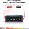 Beelink Mini PC SER5, AMD Ryzen 5 5500U (6C/12T, jusqu'à 4.0GHz), 32GB DDR4/500GB M.2 NVMe 2280 SSD, WiFi 6, BT5.2, HDMI/DP/Type