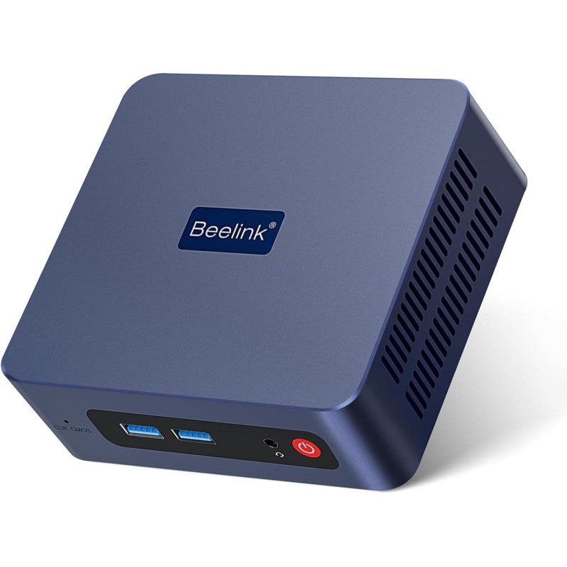 Beelink SER3 Mini PC, processeur AMD Ryzen 3 3200U (2C/4T, jusqu'à 3.5 GHz), 16 Go de RAM 500 Go SSD, HDMI/DP/WiFi5/BT 5.0/RJ45 