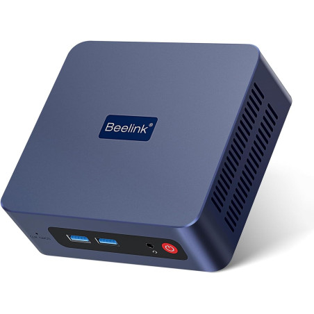 Beelink SER3 Mini PC, processeur AMD Ryzen 3 3200U (2C/4T, jusqu'à 3.5 GHz), 16 Go de RAM 500 Go SSD, HDMI/DP/WiFi5/BT 5.0/RJ45 