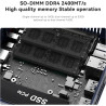 Beelink SER3 Mini PC, processeur AMD Ryzen 3 3200U (2C/4T, jusqu'à 3.5 GHz), 16 Go de RAM 500 Go SSD, HDMI/DP/WiFi5/BT 5.0/RJ45 