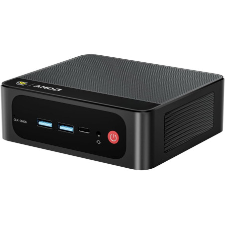 Beelink SER5 Mini PC, AMD Ryzen 5 5625U(6C/12T jusqu'à 4.3Ghz), 16GB DDR4 480GB M.2 NVMe SSD Mini Computer, WiFi6, BT5.2, Dual H