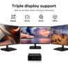 Beelink SER5 Mini PC, AMD Ryzen 5 5625U(6C/12T jusqu'à 4.3Ghz), 16GB DDR4 480GB M.2 NVMe SSD Mini Computer, WiFi6, BT5.2, Dual H