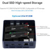 Beelink Mini PC, processeur Alder Lake N95 de 12e génération (Turbo à 3,4 GHz), Mini-Ordinateur avec 8 Go DDR4 et SSD 256 Go, Pr