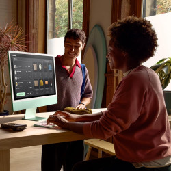 Apple iMac Ordinateur de Bureau Tout-en-Un avec Puce M4, CPU 10 cœurs et GPU 10 cœurs : Conçu pour Apple Intelligence, Nano-text