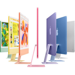 Apple iMac Ordinateur de Bureau Tout-en-Un avec Puce M4, CPU 10 cœurs et GPU 10 cœurs : Conçu pour Apple Intelligence, écran Ret