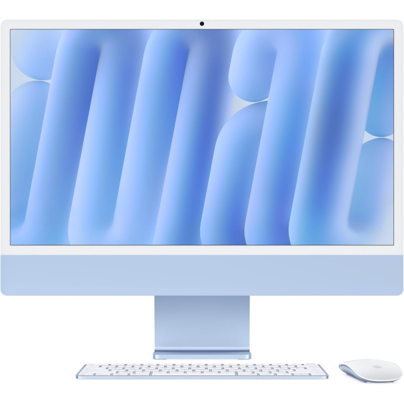 Apple iMac Ordinateur de Bureau Tout-en-Un avec Puce M4, CPU 10 cœurs et GPU 10 cœurs : Conçu pour Apple Intelligence, écran Ret