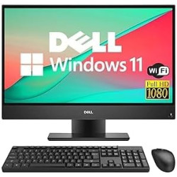 Dell optiplex 5260 ordinateur de bureau tout-en-un 21,5" fhd, intel core i5-8400, 8 go de ram, ssd 256 go, wifi, bleutooth, clav