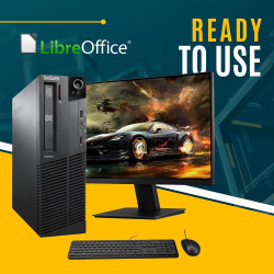 Lenovo • Ordinateur pc de Bureau Intel i5, ram 16 Go, 512 Go de Disque SSD, Windows 11 Pro, wi FI, Pc Fixe (Reconditionné)