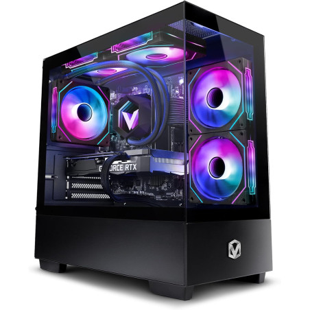 VIBOX IV-545 PC Gamer • AMD Ryzen 7 5700X 8 cœurs • Nvidia RTX 5060 8 Go • 16 Go RAM • 1 to SSD • Windows 11 • WiFi