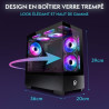 VIBOX IV-600 PC Gamer • AMD Ryzen 7 5700X 8 cœurs • AMD Radeon RX 9060 XT 8 Go • 16 Go RAM • 1 to SSD • Windows 11 • WiFi