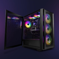 VIBOX IV-600 PC Gamer • AMD Ryzen 7 5700X 8 cœurs • AMD Radeon RX 9060 XT 8 Go • 16 Go RAM • 1 to SSD • Windows 11 • WiFi
