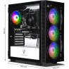 Ankermann Phantom Gaming V3 | AMD Ryzen 5 5500 | Nvidia GeForce RTX 3050 6Go | 16Go RAM | 1To NVMe SSD | Windows 11 | WiFi | Lib