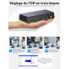 GMKtec K13 Mini PC Intel Ultra 7 256V|LAN 5G|Alimentation PD (8C/8T jusqu'à 4,8 GHz) Mini Ordinateur avec 16 Go DDR5 8533MT/s 51