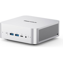MINIS FORUM Mini PC AI M1 Pro-285H avec Processeur Intel Core Ultra 9 285H (16C/16T, jusqu'à 5,4 GHz), Mini-Ordinateur DDR5 Dual