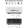 MINIS FORUM Mini PC AI M1 Pro-285H avec Processeur Intel Core Ultra 9 285H (16C/16T, jusqu'à 5,4 GHz), Mini-Ordinateur DDR5 Dual