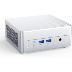 MINIS FORUM M1 Lite-125U Mini PC Barebone avec Intel Core Ultra 5 125U (12C/14T, jusqu'à 4,3 GHz),2 emplacements DDR5,2 emplacem