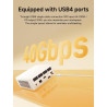 MINIS FORUM M1 Lite-125U Mini PC Barebone avec Intel Core Ultra 5 125U (12C/14T, jusqu'à 4,3 GHz),2 emplacements DDR5,2 emplacem