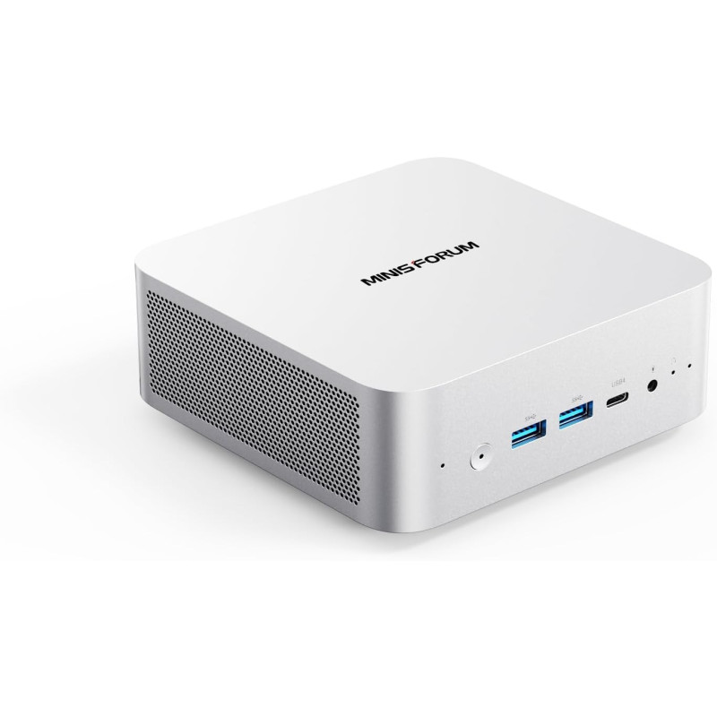 MINIS FORUM Mini PC AI M1 Pro-125H avec Intel Core Ultra 5 125H (14C/18T, jusqu'à 4,5 GHz), Mini Ordinateur de Bureau 32 Go DDR5