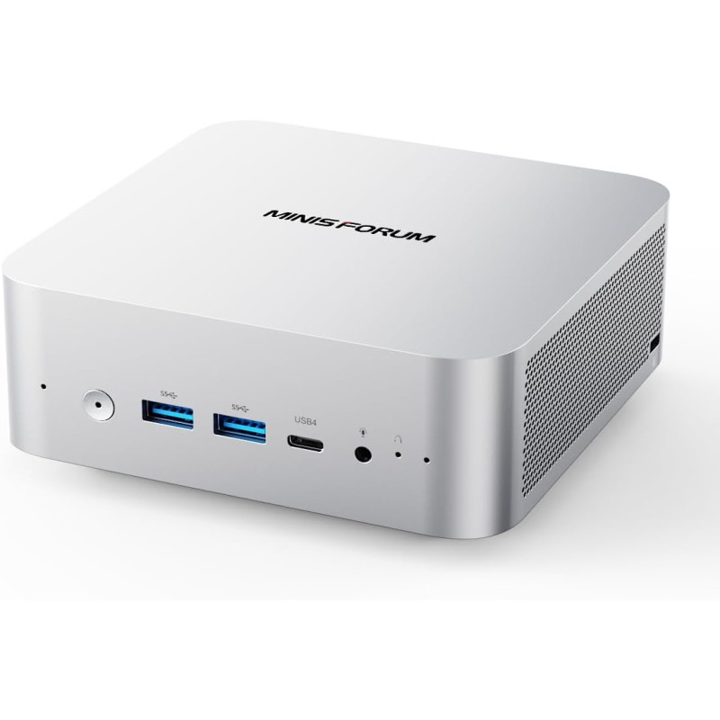 MINIS FORUM Mini PC AI M1 Pro-125H avec Intel Core Ultra 5 125H (14C/18T, jusqu'à 4,5 GHz), Mini Ordinateur de Bureau 32 Go DDR5