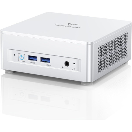 MINIS FORUM DeskMini UM750L Mini PC Slim AMD Ryzen 5 7545U, 32 Go de RAM LPDDR5 + SSD PCIe 4.0 de 1 to,HDMI/DP/USB 4.0, LAN 2,5 